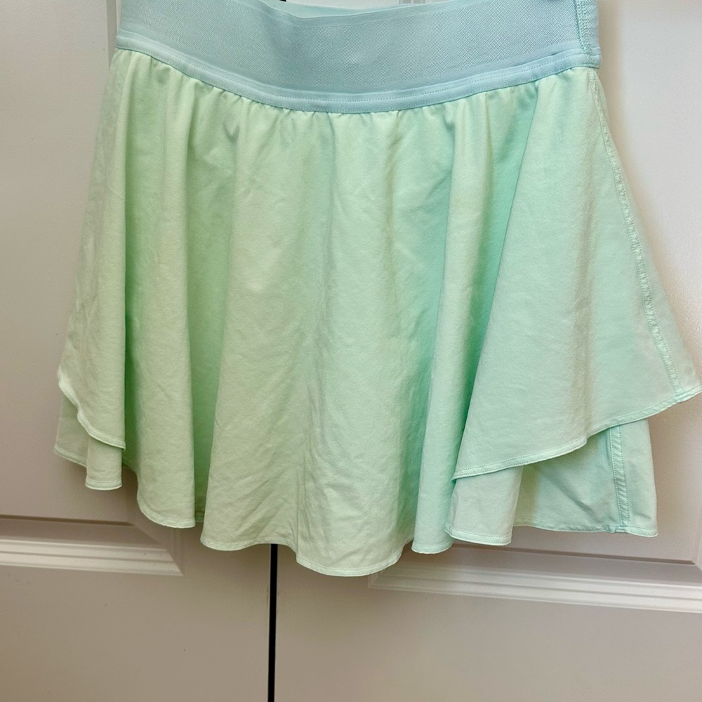 Lululemon Athletica Green Tennis Skirt